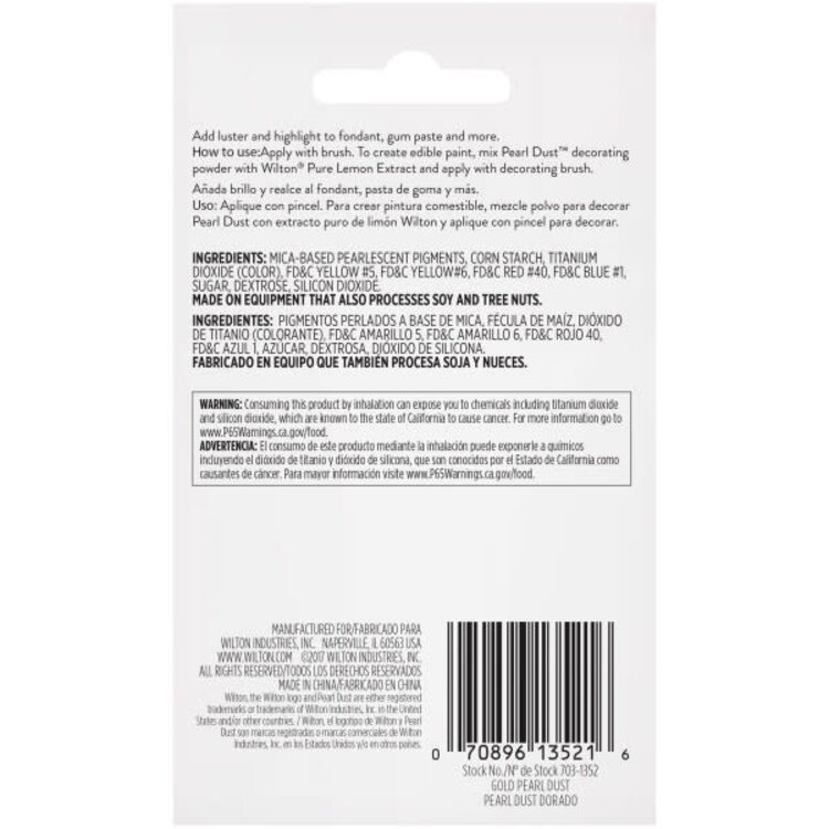 Wilton Gold Pearl Dust