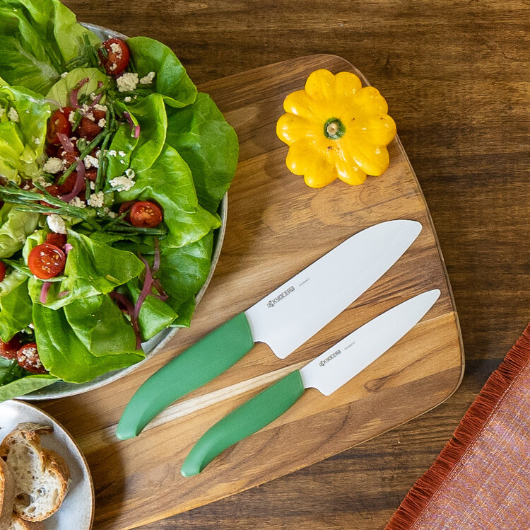 Kyocera Ceramic Santoku & Utility Knife Set