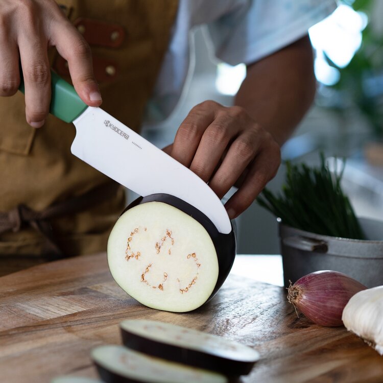 Kyocera Ceramic Santoku & Utility Knife Set