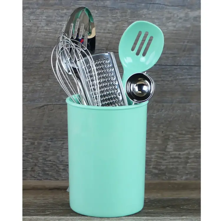 Plastic Seafoam Utensil Holder