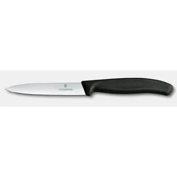 4" Black Spear Point Paring Knife