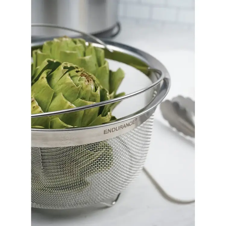 3 quart Mesh Colander with Folding Handles