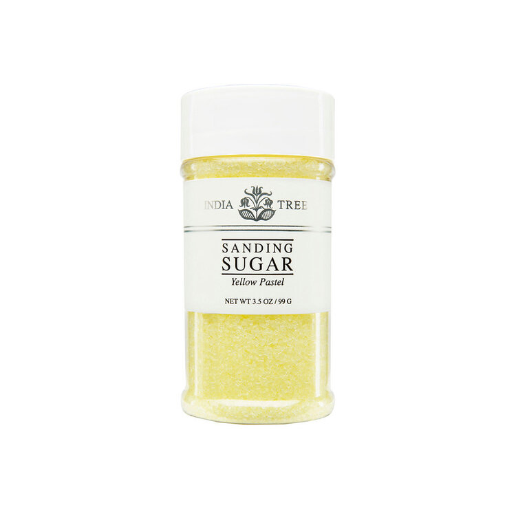 3.5 oz Pastel Yellow Sanding Sugar