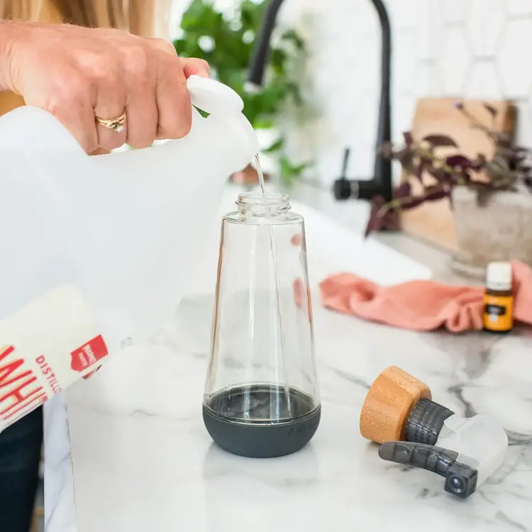 Clear Glass Spray Bottle