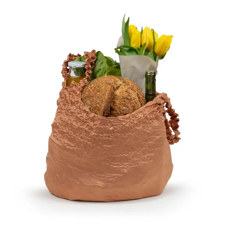 Sand Stretchy Reusable Tote Bag