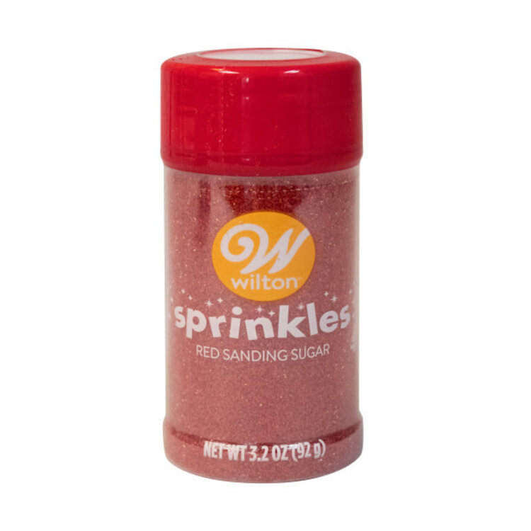 Wilton 3.2oz Red Sanding Sugar