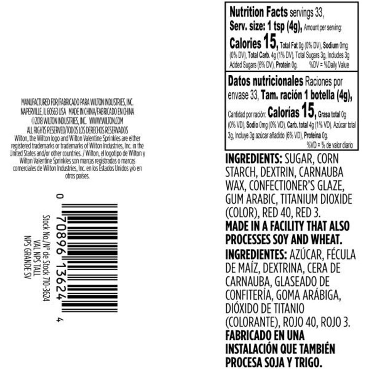 Wilton Valentines Day Mixed Non-Pareils