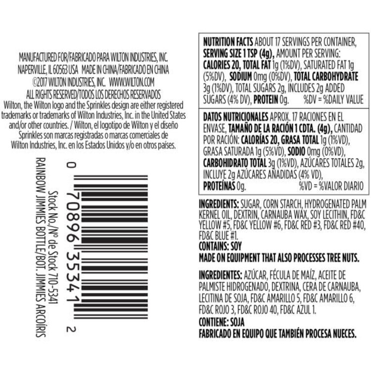 Wilton 2.5 oz Mixed Jimmies