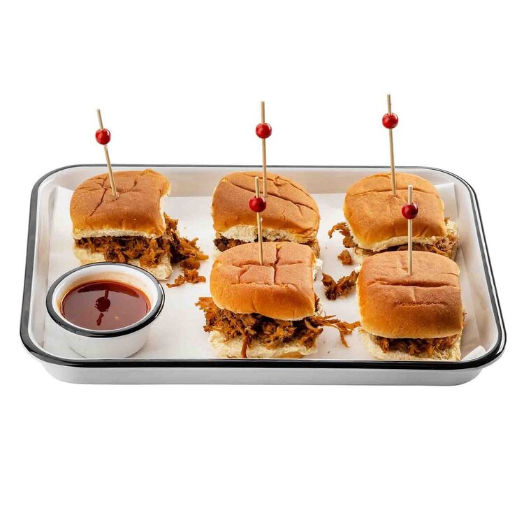 3oz White Enamelware Dipping Bowl