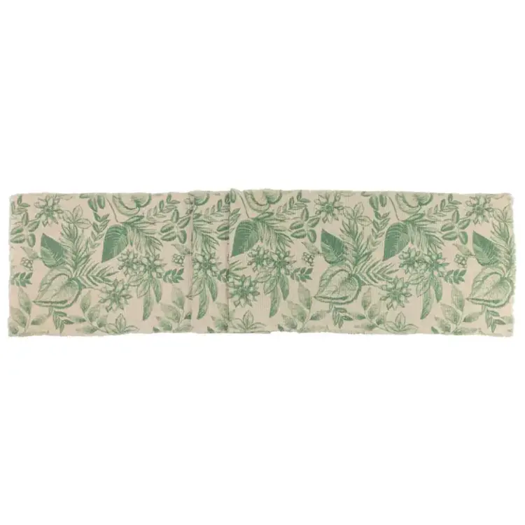 72x15" Sage Botanica Table Runner