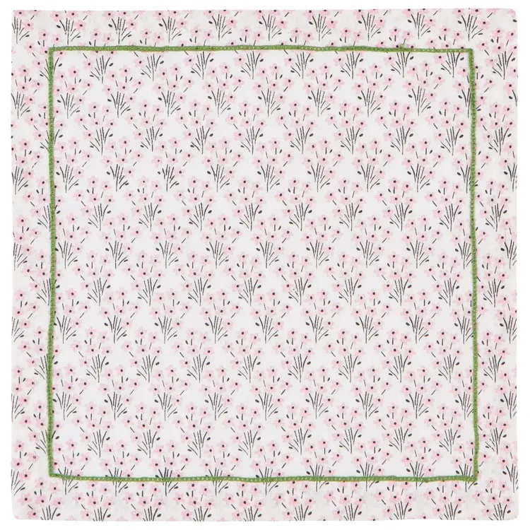 Bouquet Cotton Cloth Cocktail Napkins set of 4