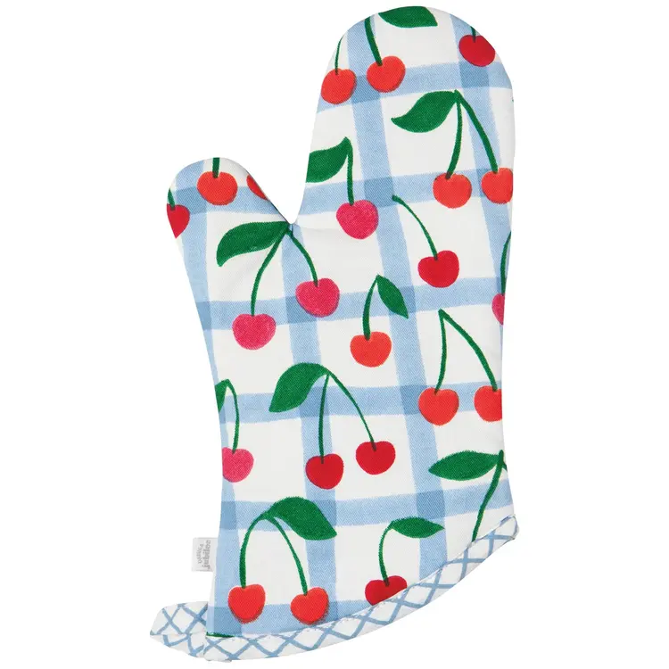 Cherry Oven Mitts, set of 2