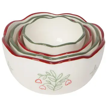 Camellia Nesting Bowls, set of 4