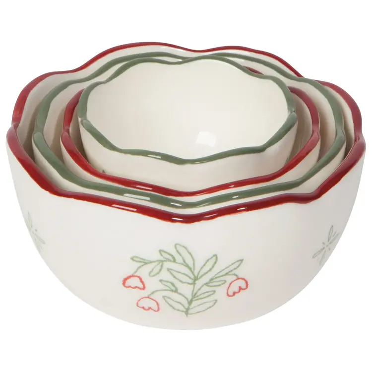 Camellia Nesting Bowls, set of 4