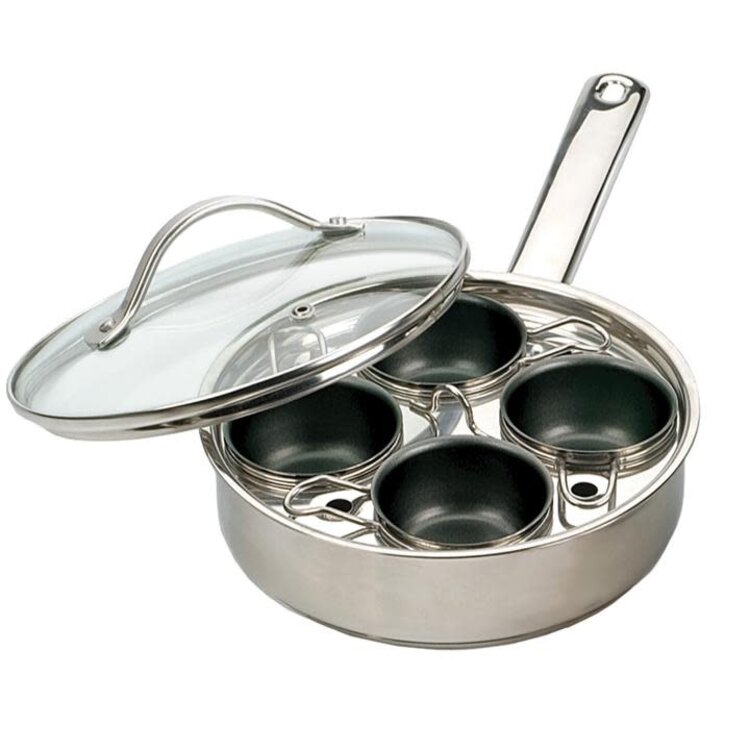 4 Egg Poaching Pan