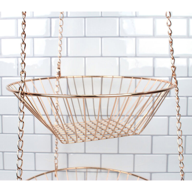 Copper Hanging Baskets