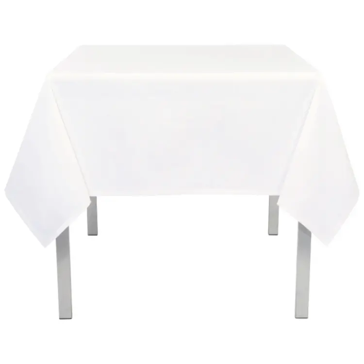 60x120" White Tablecloth