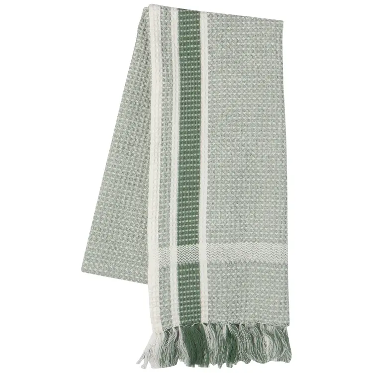 Jade Waffle Dishtowel