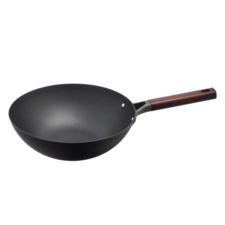 12" Pre-Seasoned Carbon Steel Wok