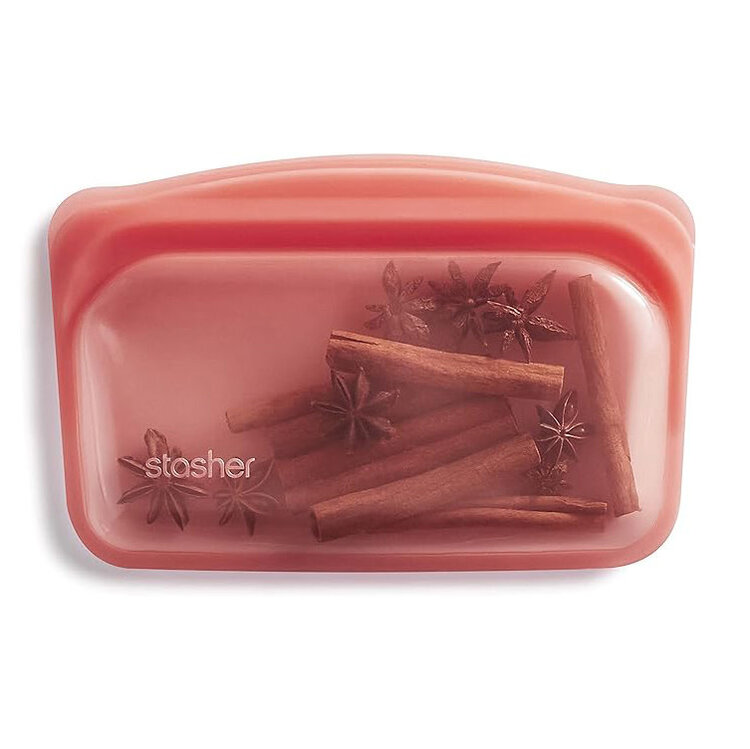 Stasher Stasher Coral Snack Storage Bag