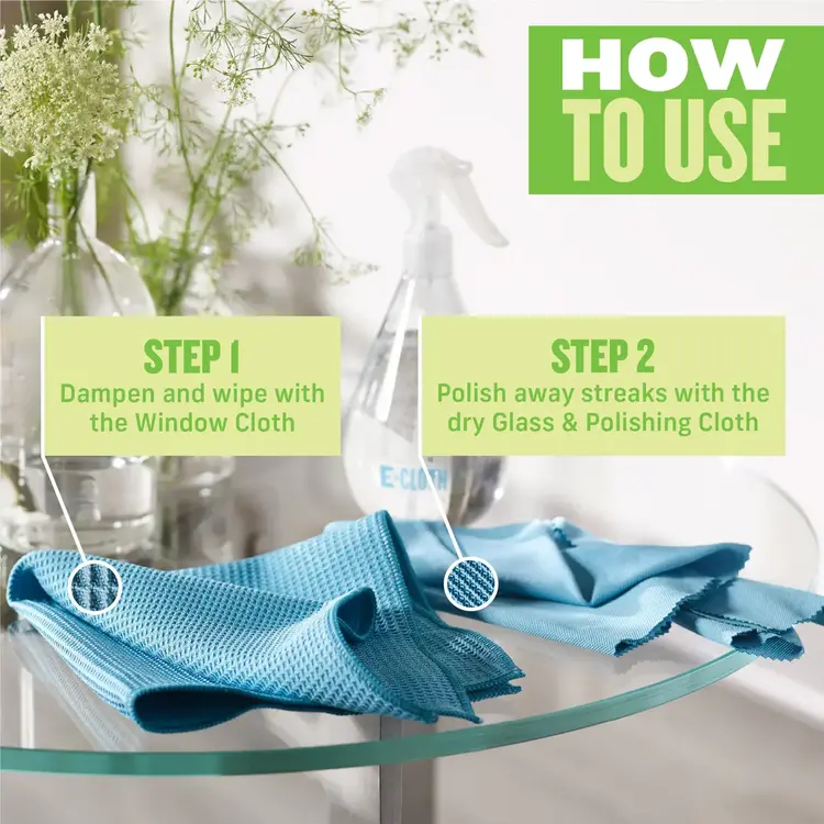 Tangerine Orange E-Cloth Window Cleaning Kit