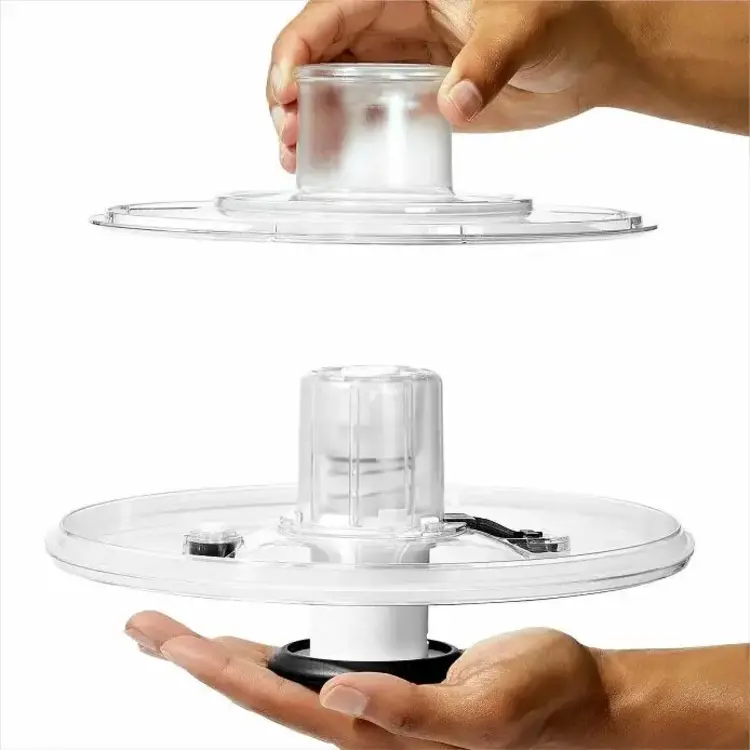 OXO Large Stainless Steel Push Salad Spinner