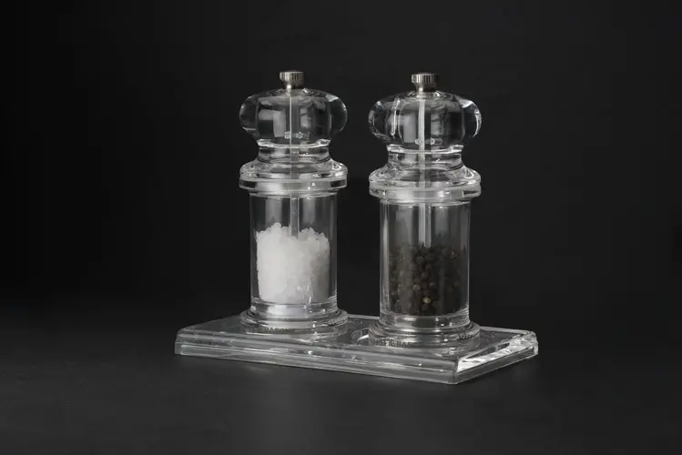 5.5" Acrylic Salt & Pepper Mill Set