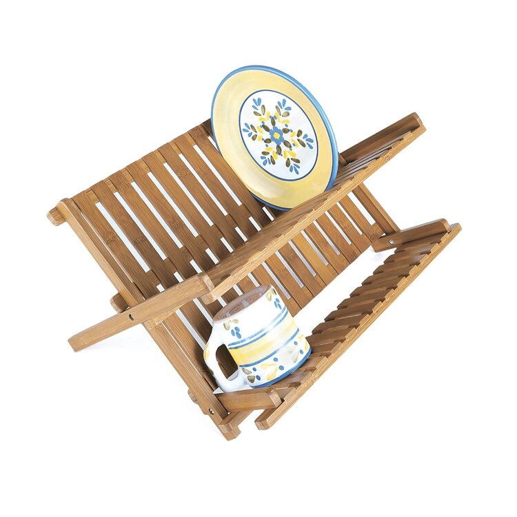 Folding Bamboo Dish Rack