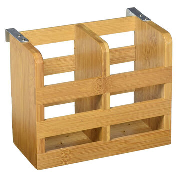 Bamboo Utensil Holder for Dish Rack