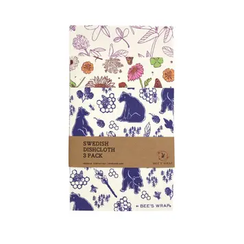Bees Wrap Cellulose Dishcloths, set of 3