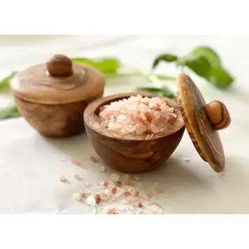Small Olive Wood Salt Cellar