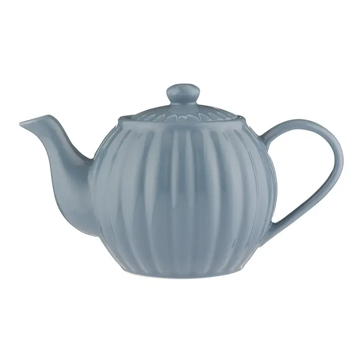6 cup Ribbed Bluebell Teapot