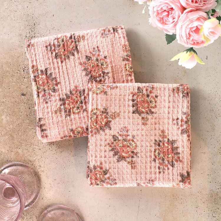 April Cornell Antique Rose Dishtowel