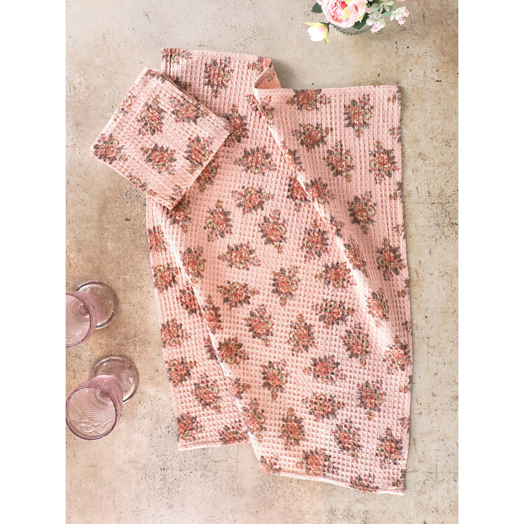 April Cornell Antique Rose Dishtowel