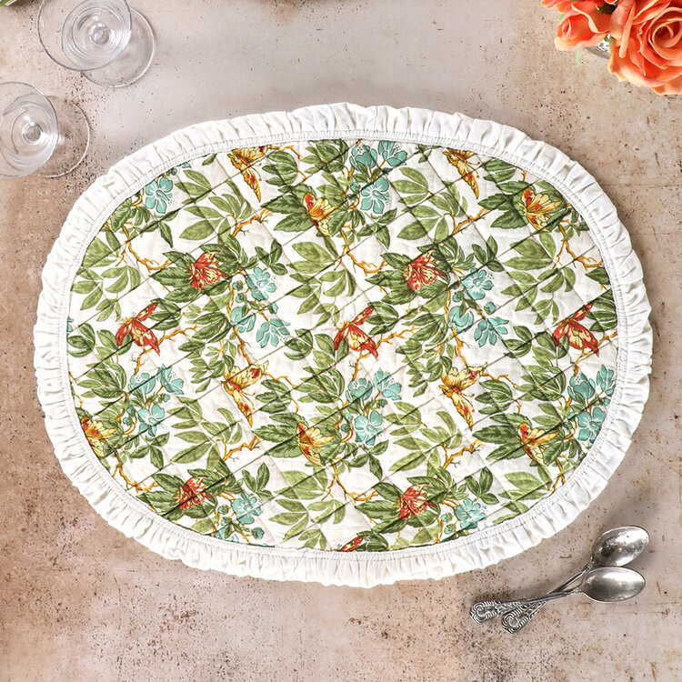 April Cornell Quilted Butterfly Placemat