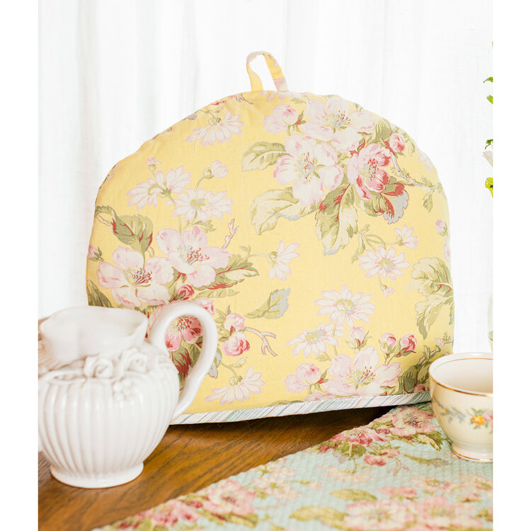 April Cornell Apple Blossom Patchwork Tea Cosy