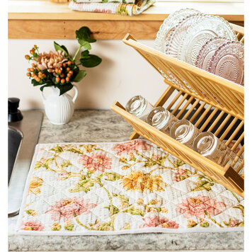 April Cornell Rosehip Ecru Drying Mat
