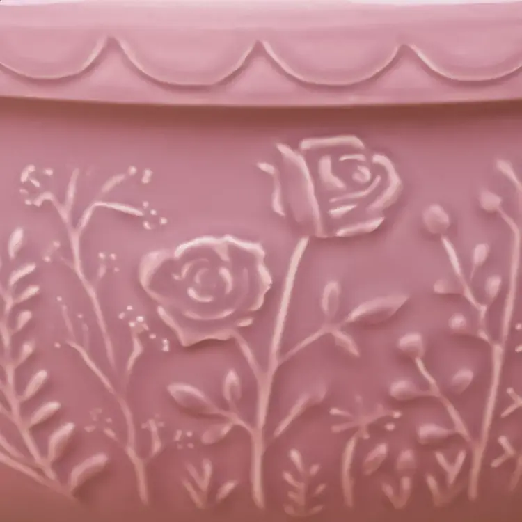 12" Pink Rose Mixing Bowl