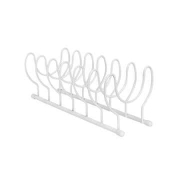 White Pot Lid Organizer