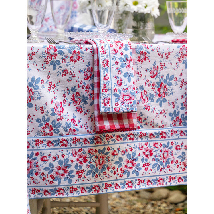 April Cornell 54x54" Magnolia Tablecloth