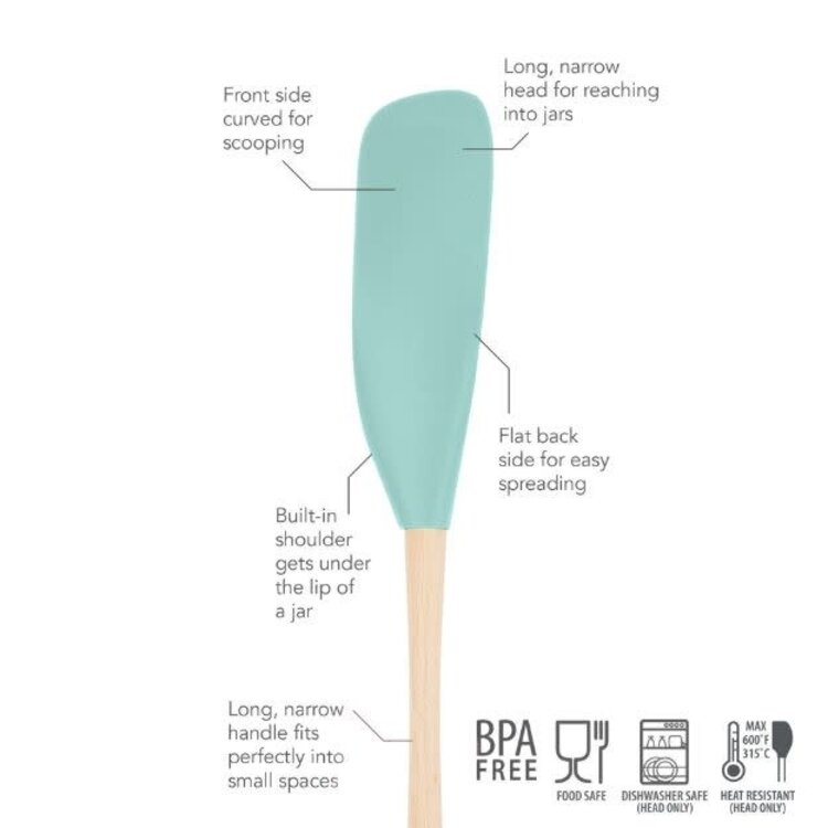 Tovolo Aqua Jar Scraper Spatula