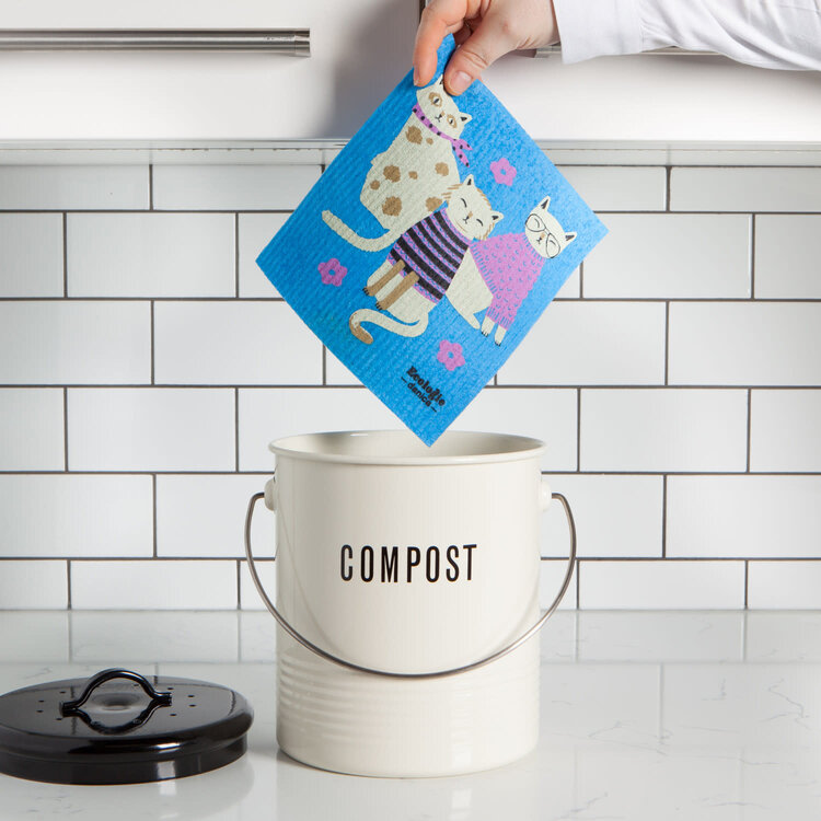 Feline Fine Cellulose Dishcloth