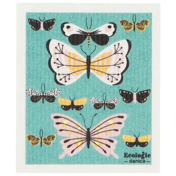 Butterflies Cellulose Dishcloth