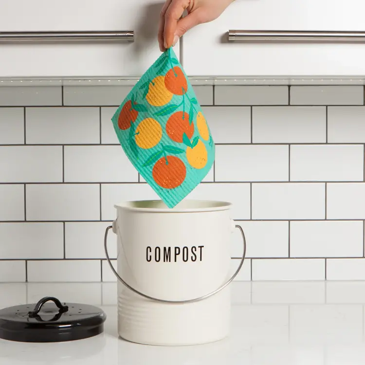 Oranges Cellulose Dishcloth