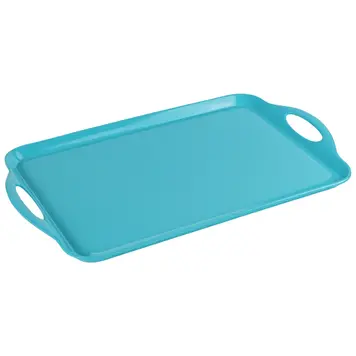 18.75x11.25" Turquoise Melamine Tray