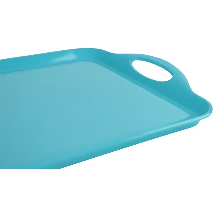 18.75x11.25" Turquoise Melamine Tray
