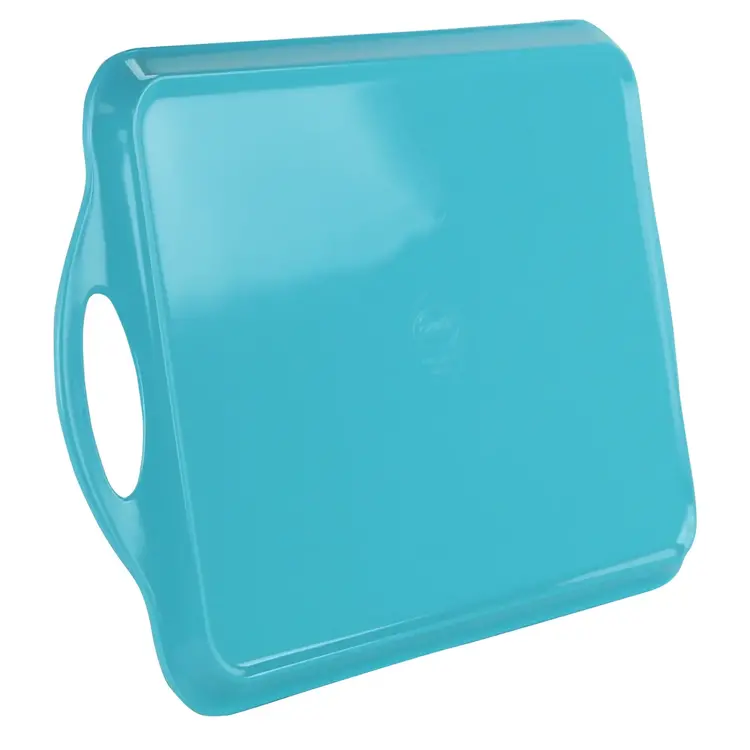 18.75x11.25" Turquoise Melamine Tray