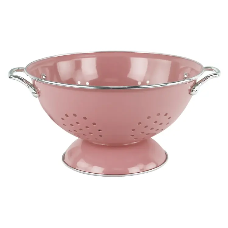 3 quart Pink Colander