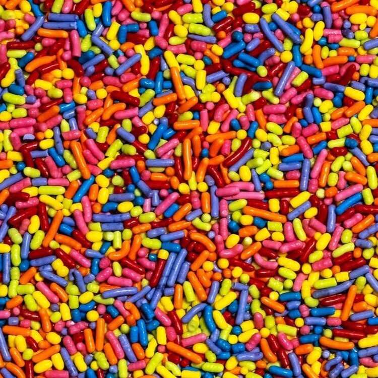 Supernatural Rainbow Jimmies Dye-Free Sprinkles