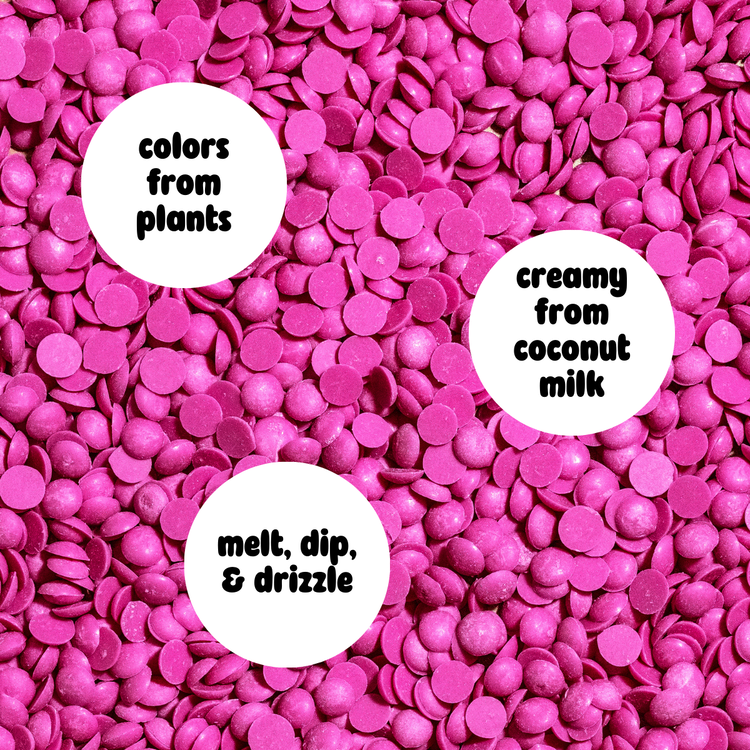 Supernatural Pink Plant-Based Melting Wafers